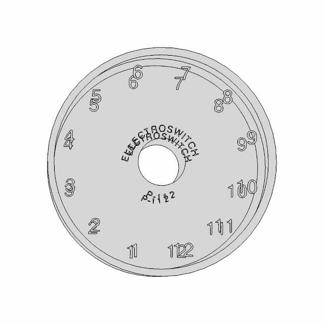P112 - Dial Plate | 3D Engineering Design File