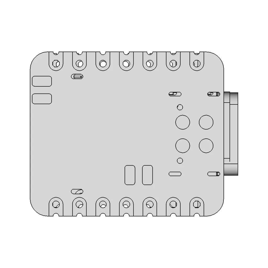 Seeed Studio Xiao Nrf52840 (Sense) | 3D Engineering Design File_90_0_degree_snapshot