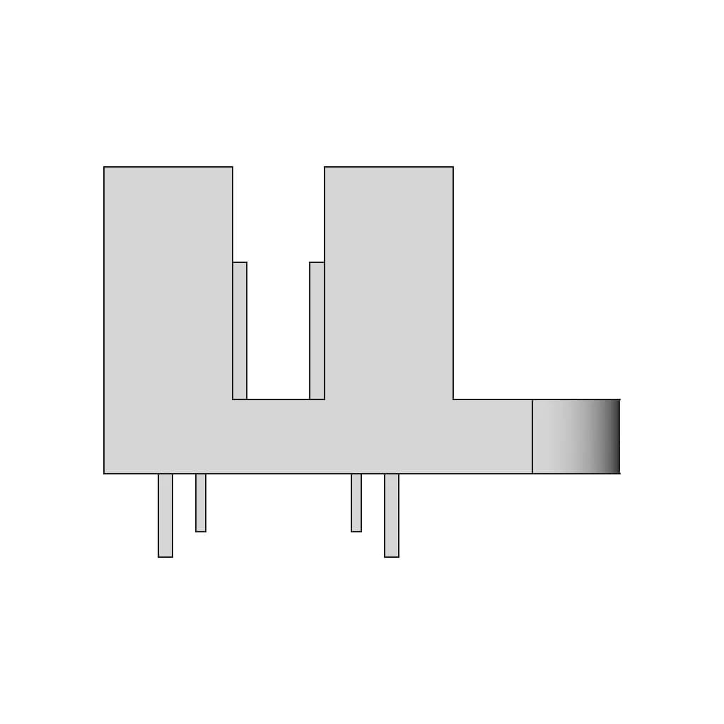 Slotted Optical Switch - Standard Mechanical Component_90_0_degree_snapshot