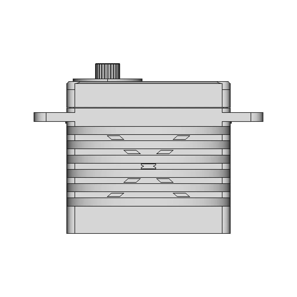 Mks Servo Motor - Hbl 599 | High-Quality CAD Model_0_0_degree_snapshot