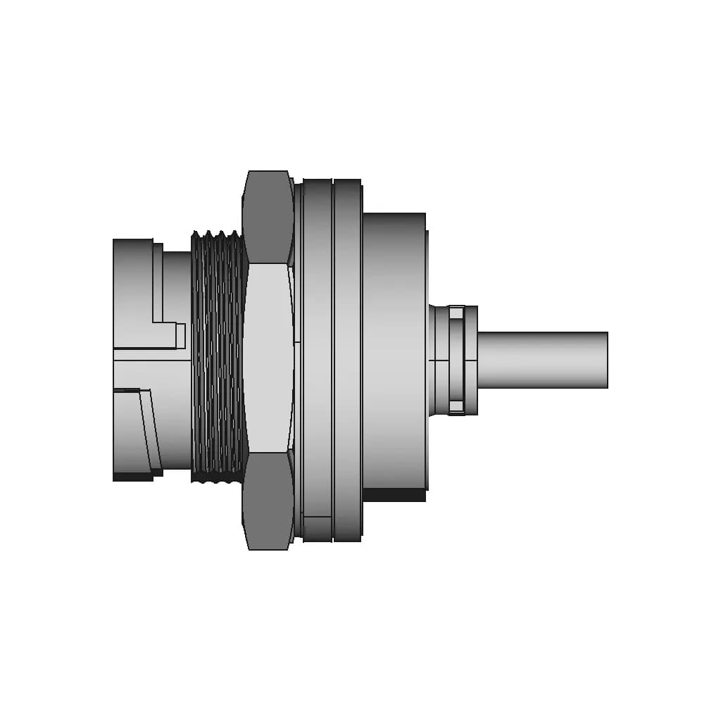 Bulkhead Micro Usb Bayonet - Downloadable CAD Representation_0_90_degree_snapshot