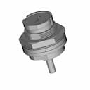 Bulkhead Micro Usb Bayonet - Downloadable CAD Representation_60_30_degree_snapshot