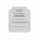 Micro Hdmi Adapter Vertical - Downloadable CAD Representation_0_0_degree_snapshot