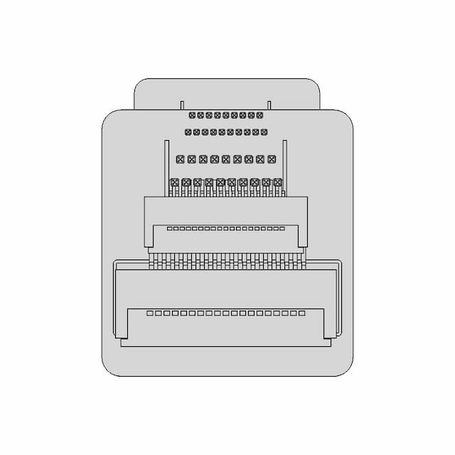 Micro Hdmi Adapter Vertical - Downloadable CAD Representation
