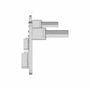 Micro Hdmi Adapter Vertical - Downloadable CAD Representation_0_90_degree_snapshot