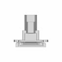 Micro Hdmi Adapter Vertical - Downloadable CAD Representation_270_0_degree_snapshot
