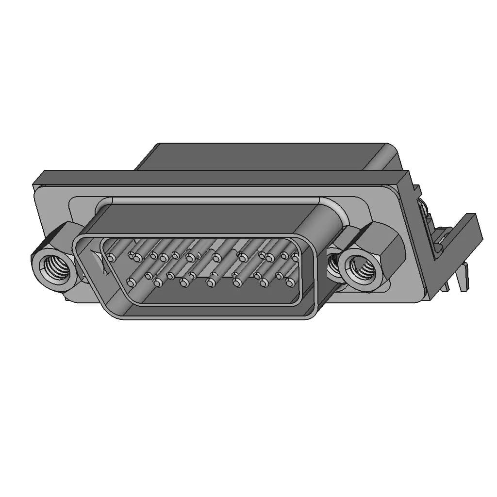15Pin | High-Quality CAD Model_60_30_degree_snapshot