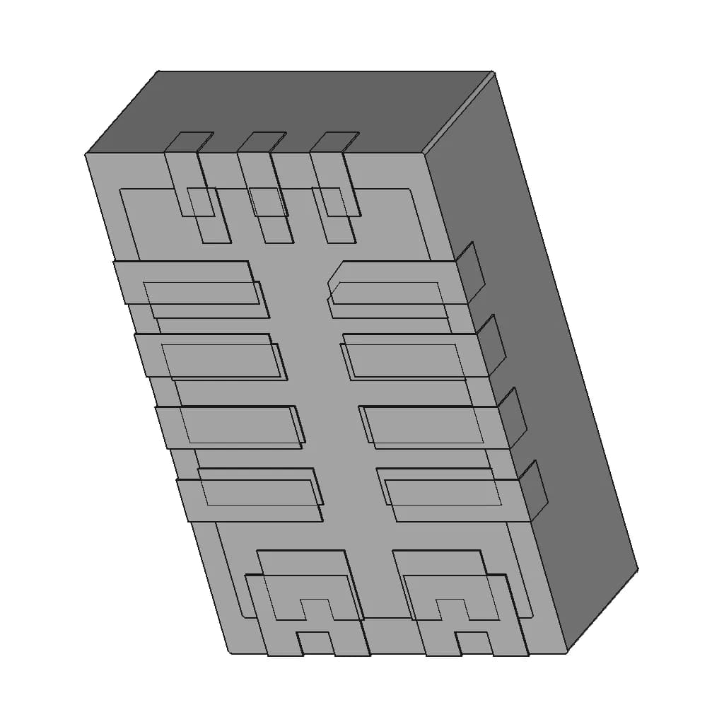Qfn2X3-13 Sy9702 High Efficiency, 1Mhz, 2A Buck-Boost Dc/Dc Regulator - Standard Mechanical Component_60_30_degree_snapshot