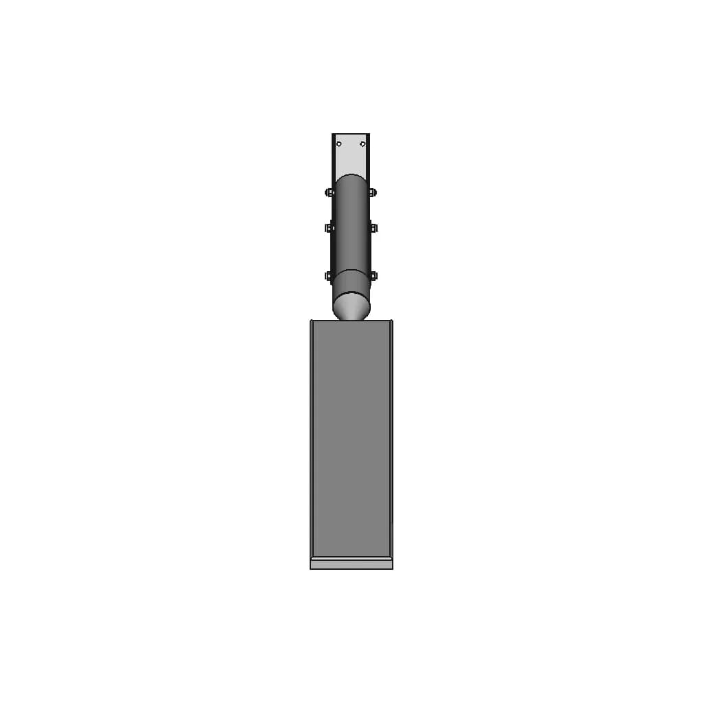Крепеж Фонаря На Опору | High-Quality CAD Model_270_0_degree_snapshot