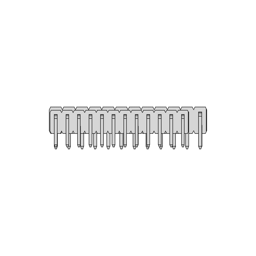 Pin Headers Dual-Dual Angled - Standard Mechanical Component_90_0_degree_snapshot