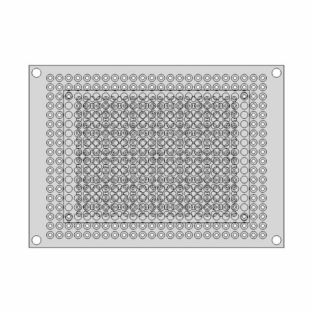 Pcb Prototype Development Board 50X70Mm | 3D Engineering Design File