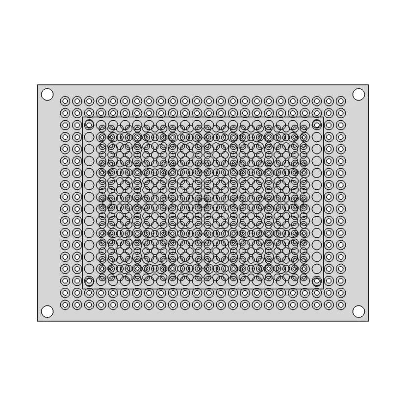 Pcb Prototype Development Board 50X70Mm | 3D Engineering Design File
