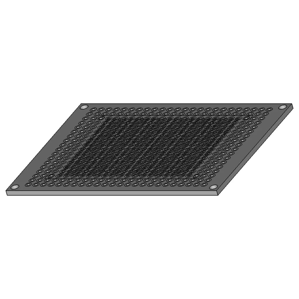 Pcb Prototype Development Board 50X70Mm | 3D Engineering Design File_60_30_degree_snapshot