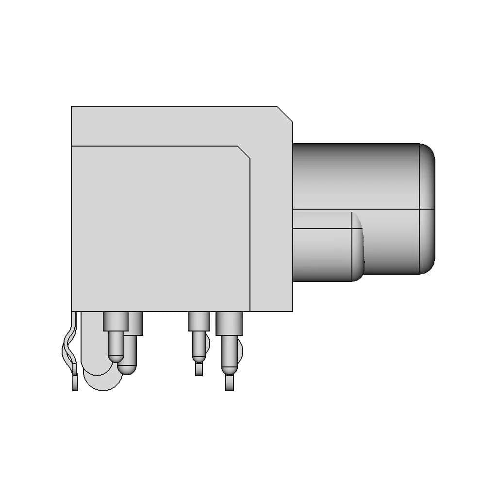 Pcb Mount 90 Degree 1-Rca 972 (Av1-8.4-9A) - Standard Mechanical Component_0_270_degree_snapshot