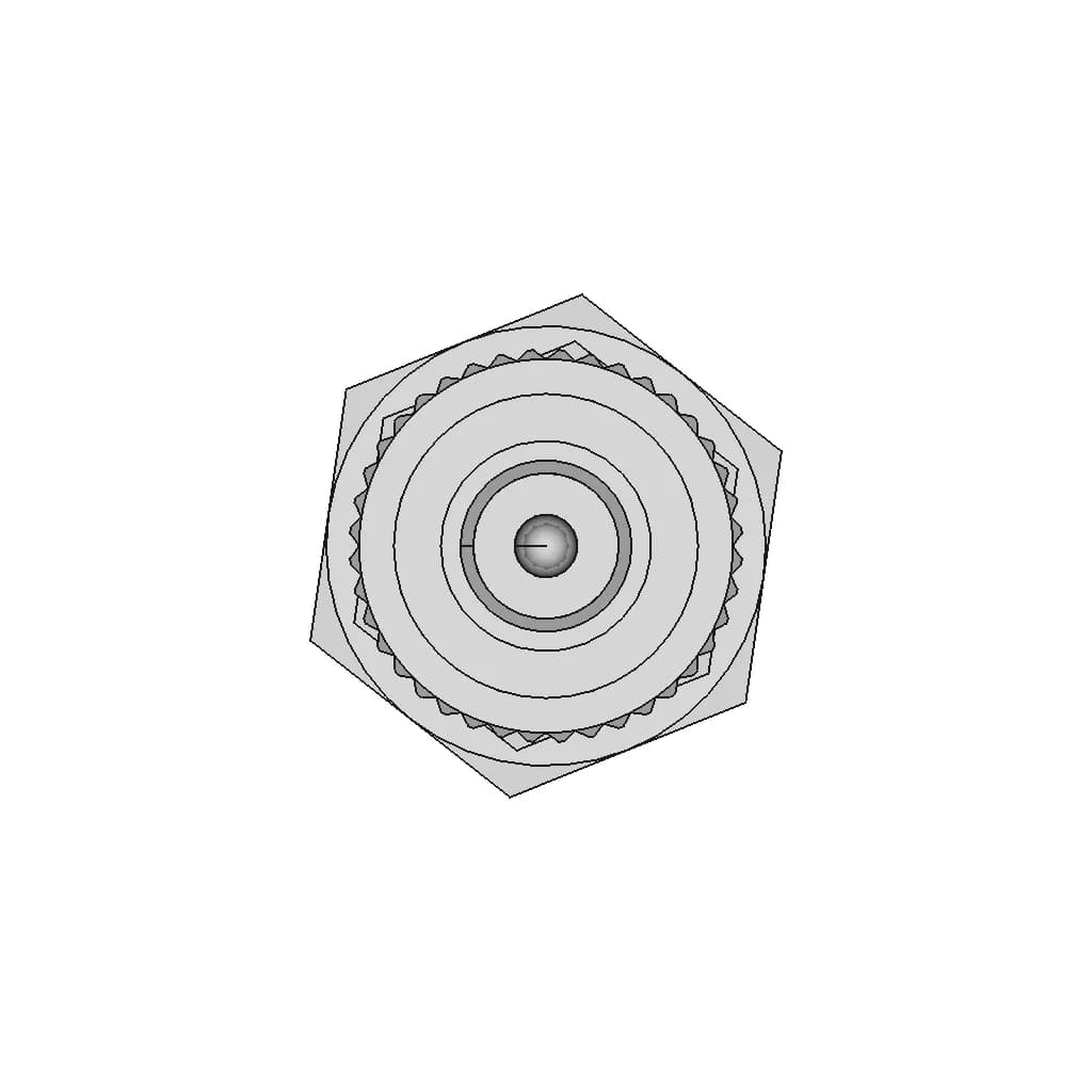 Dc-099 5.5Mm Connector | High-Quality CAD Model_0_0_degree_snapshot