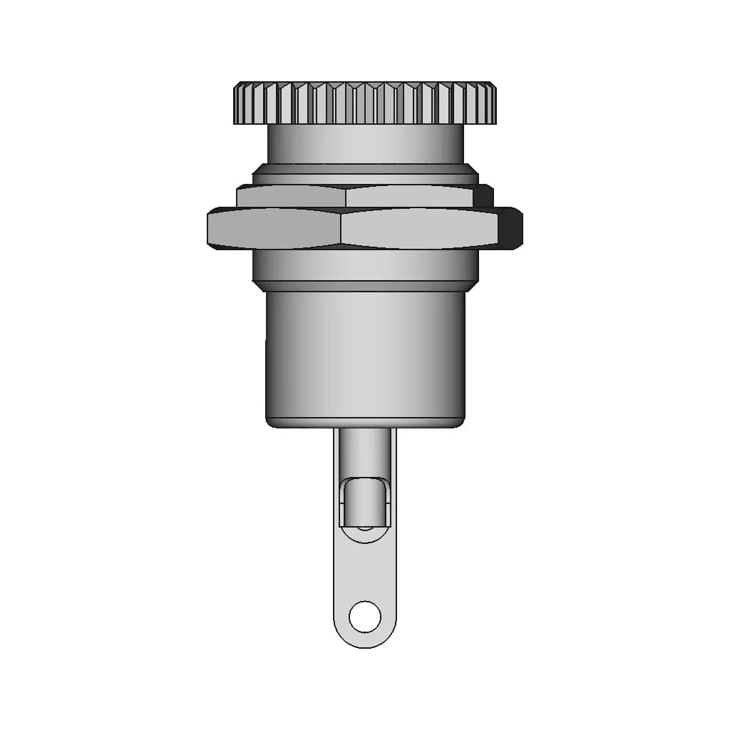 Dc-099 5.5Mm Connector | High-Quality CAD Model_90_0_degree_snapshot