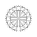 Cable Comb - 3D Printed | High-Quality CAD Model_270_0_degree_snapshot