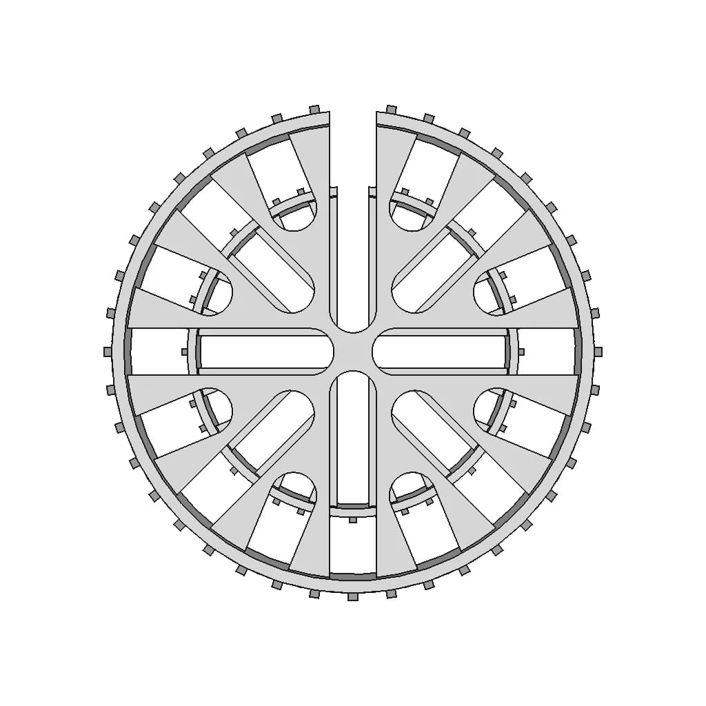 Cable Comb - 3D Printed | High-Quality CAD Model_90_0_degree_snapshot