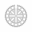 Cable Comb - 3D Printed | High-Quality CAD Model_90_0_degree_snapshot