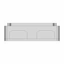 Heavy Duty Bus Bar 300A (4Xm8) - Downloadable CAD Representation_0_0_degree_snapshot
