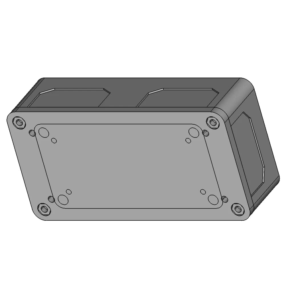Heavy Duty Bus Bar 300A (4Xm8) - Downloadable CAD Representation_60_30_degree_snapshot