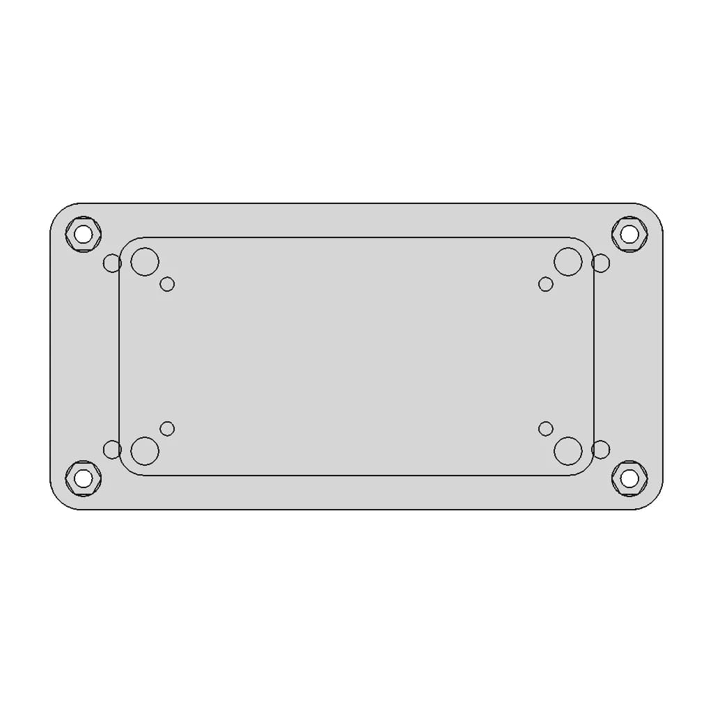Heavy Duty Bus Bar 300A (4Xm8) - Downloadable CAD Representation_90_0_degree_snapshot