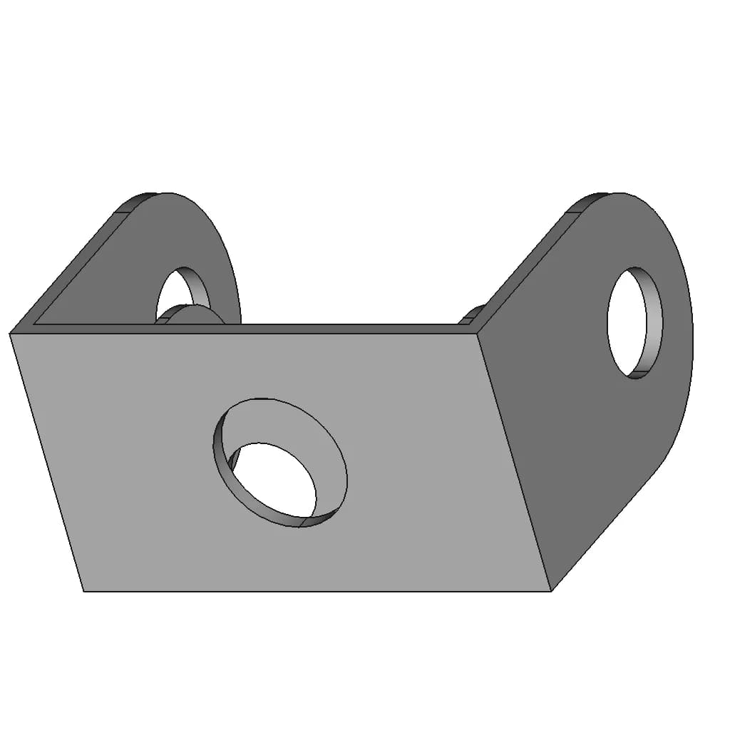Hjg 4 Led Fog Light - Downloadable CAD Representation_60_30_degree_snapshot