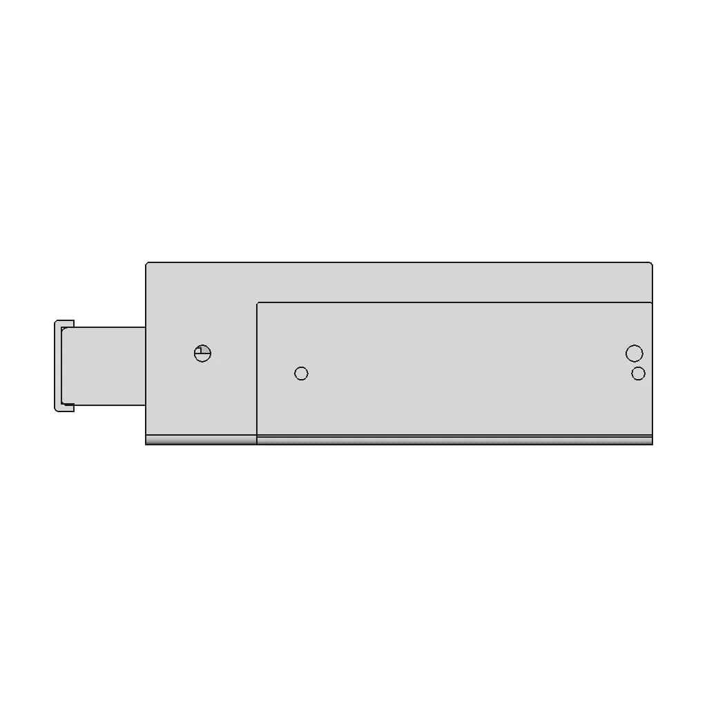 Rs-25 Series Meanwell Power Supply - Downloadable CAD Representation_0_270_degree_snapshot