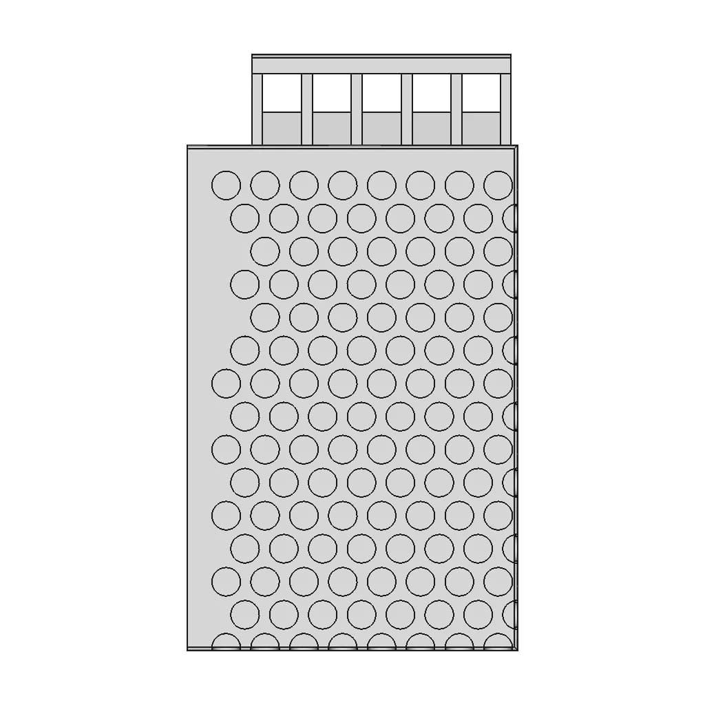 Rs-25 Series Meanwell Power Supply - Downloadable CAD Representation_270_0_degree_snapshot