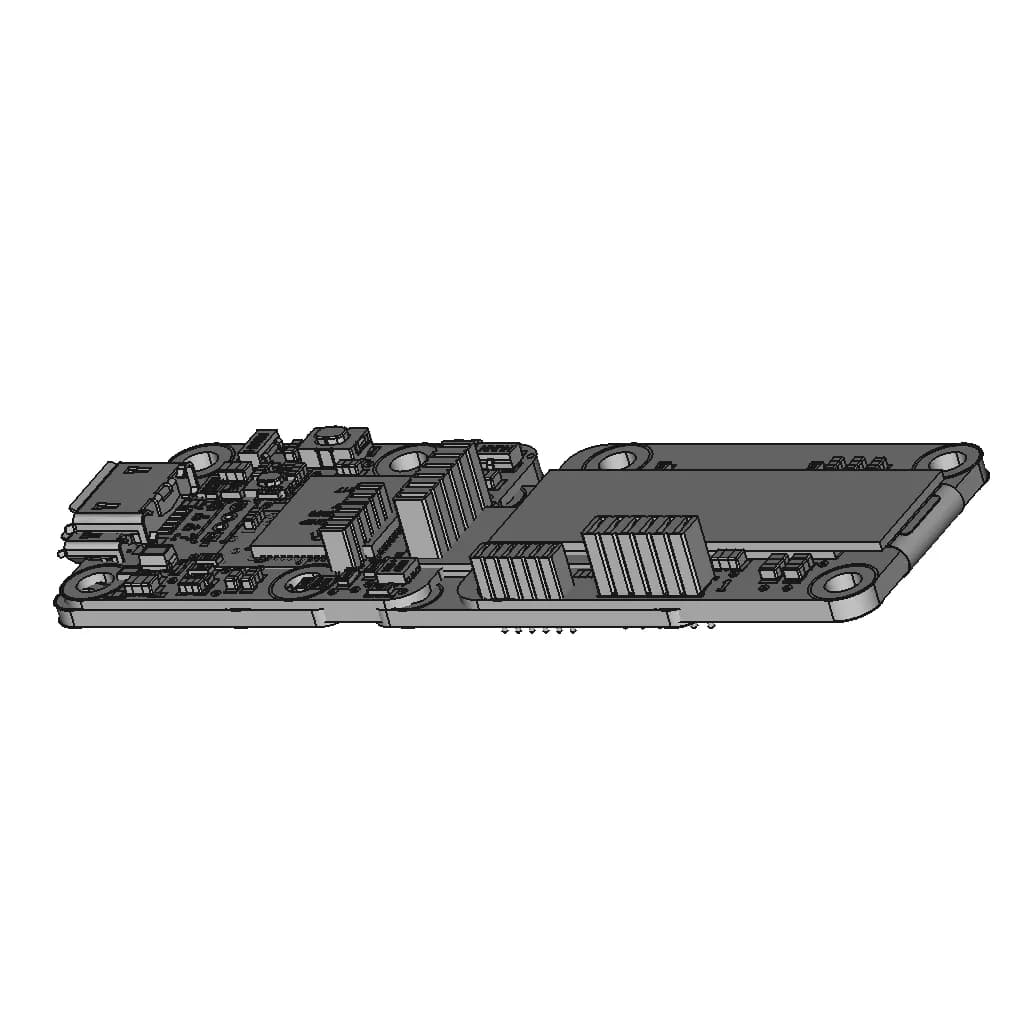 Usb 96X16 Oled Display | High-Quality CAD Model_60_30_degree_snapshot