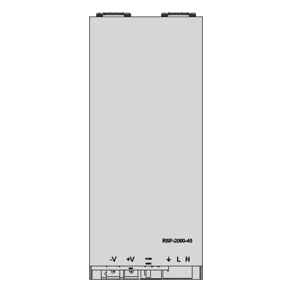 Rsp-2000-48 Meanwell Power Supply | High-Quality CAD Model_270_0_degree_snapshot