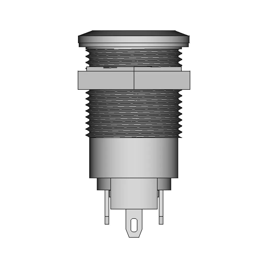 12Mm Metal Push Button Switch With Led | 3D Engineering Design File_0_0_degree_snapshot