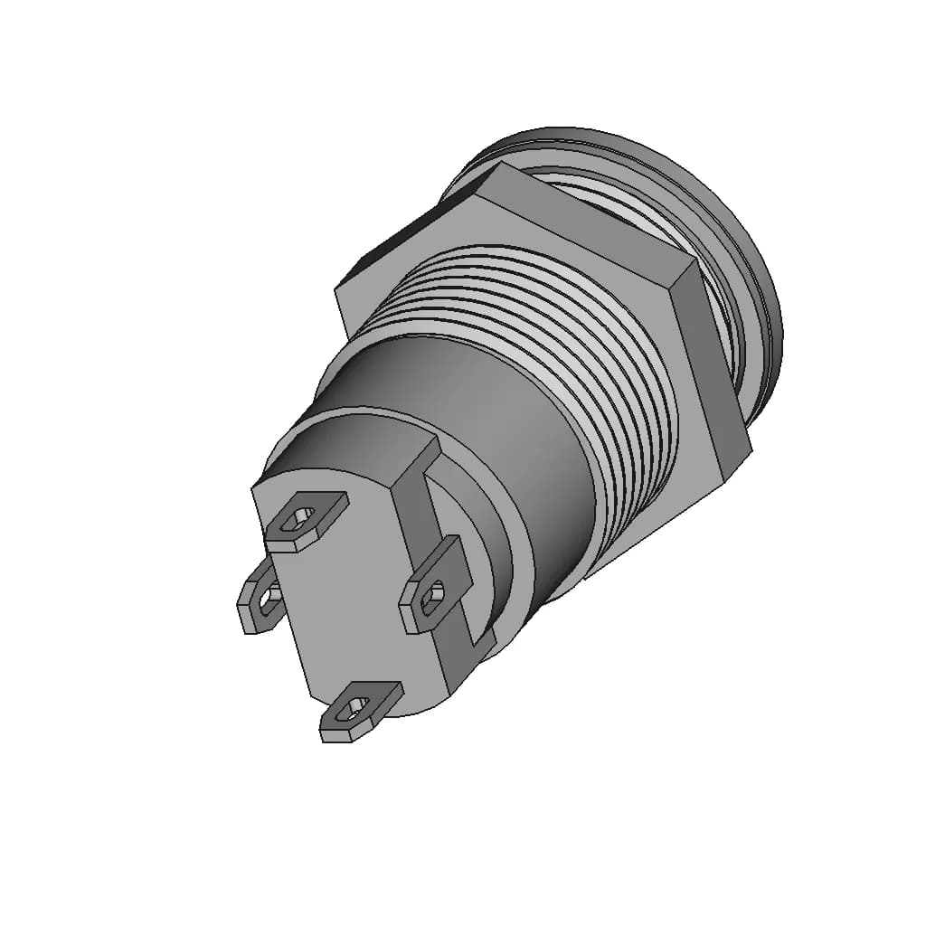 12Mm Metal Push Button Switch With Led | 3D Engineering Design File_60_30_degree_snapshot