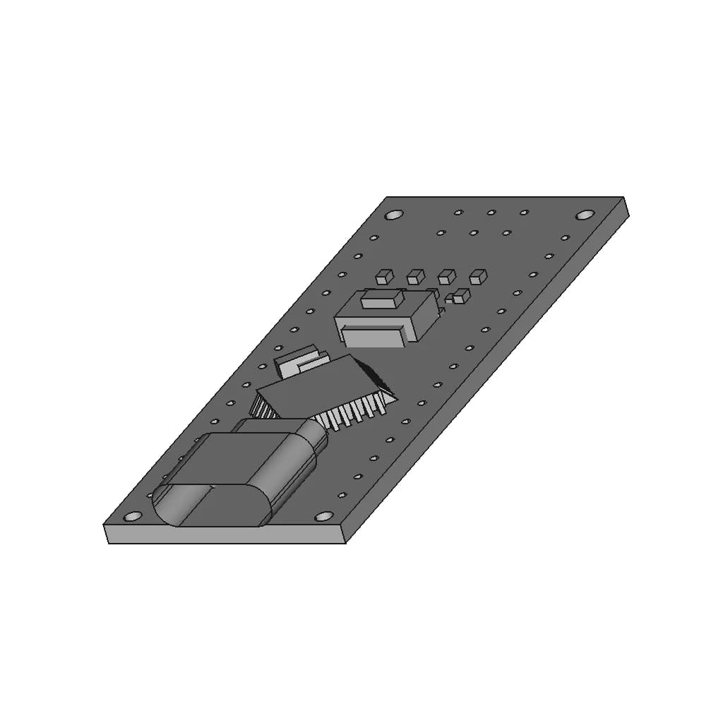 Arduino Nano Type C | 3D Engineering Design File_60_30_degree_snapshot