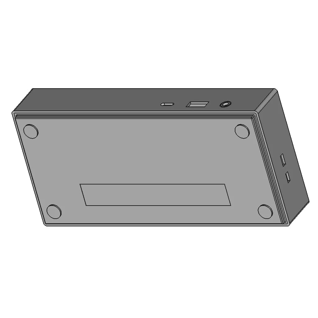 Thinkpad Universal Usb-C Dock(40Ay) - Downloadable CAD Representation_60_30_degree_snapshot