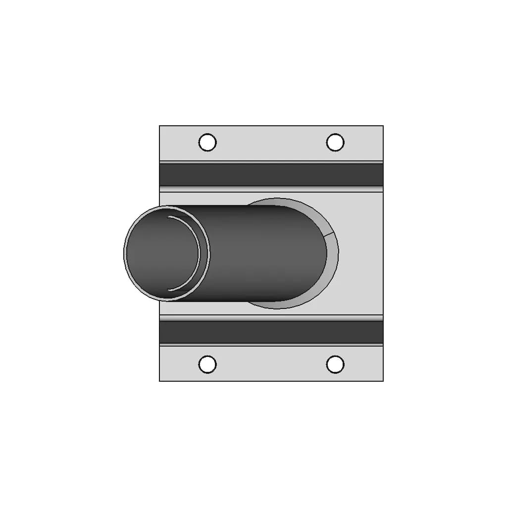 Led Street Light Holder - Downloadable CAD Representation_270_0_degree_snapshot