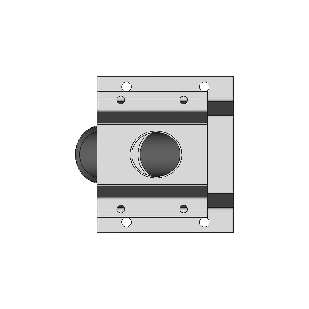 Led Street Light Holder - Downloadable CAD Representation_90_0_degree_snapshot