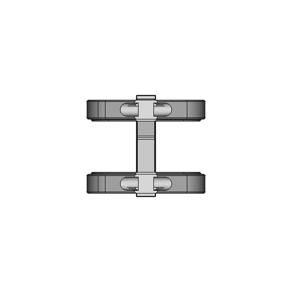 Highsider Lamp Holder Set Xs For 47-54 Mm Forks - Downloadable CAD Representation_270_0_degree_snapshot