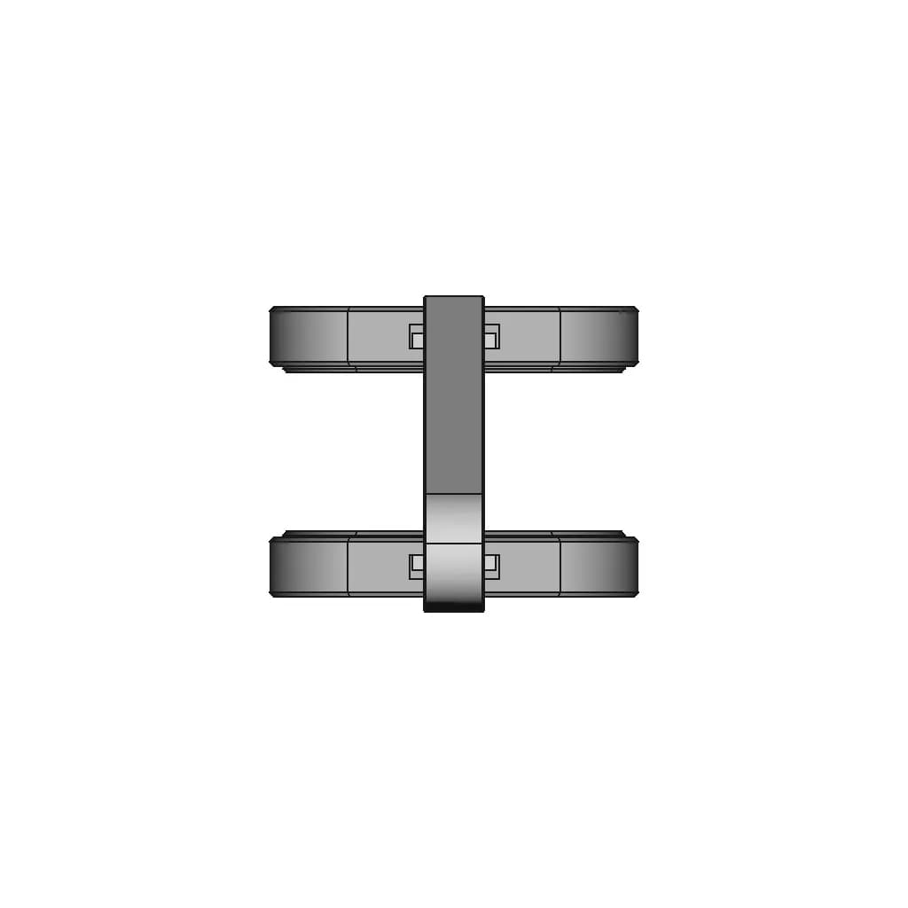 Highsider Lamp Holder Set Xs For 47-54 Mm Forks - Downloadable CAD Representation_90_0_degree_snapshot