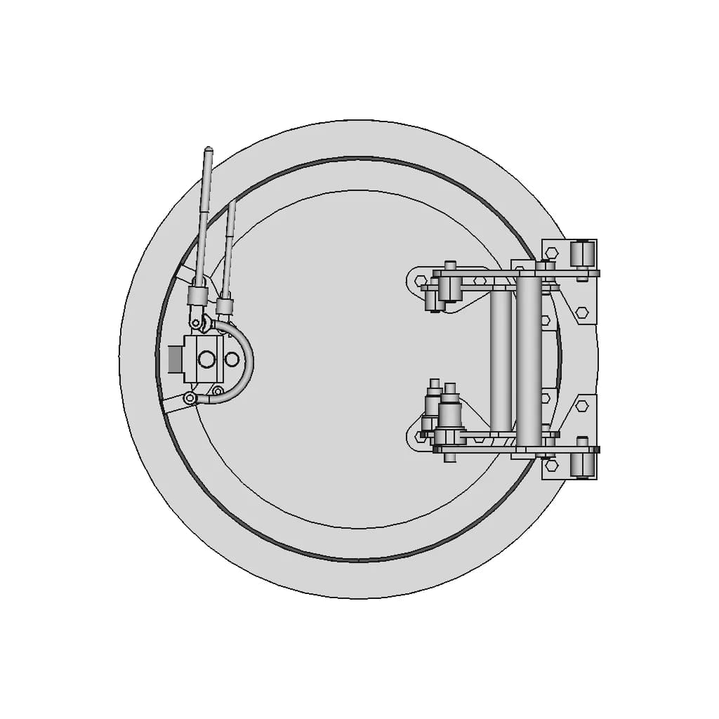 Quick Opening Closure - Standard Mechanical Component_0_90_degree_snapshot