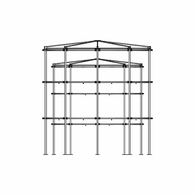 Каркасное Разборное Строение | High-Quality CAD Model