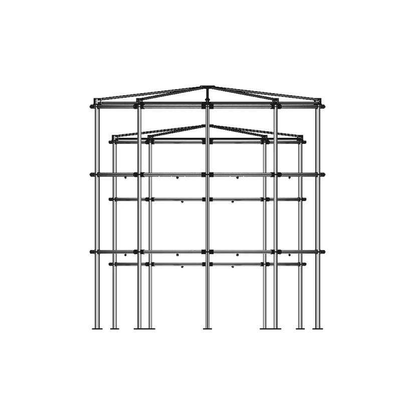 Каркасное Разборное Строение | High-Quality CAD Model