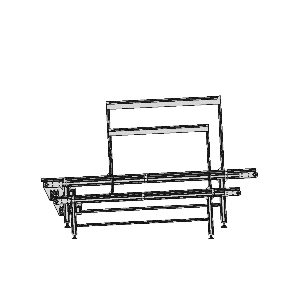 Conveyor 300X2300X500 | High-Quality CAD Model_0_270_degree_snapshot