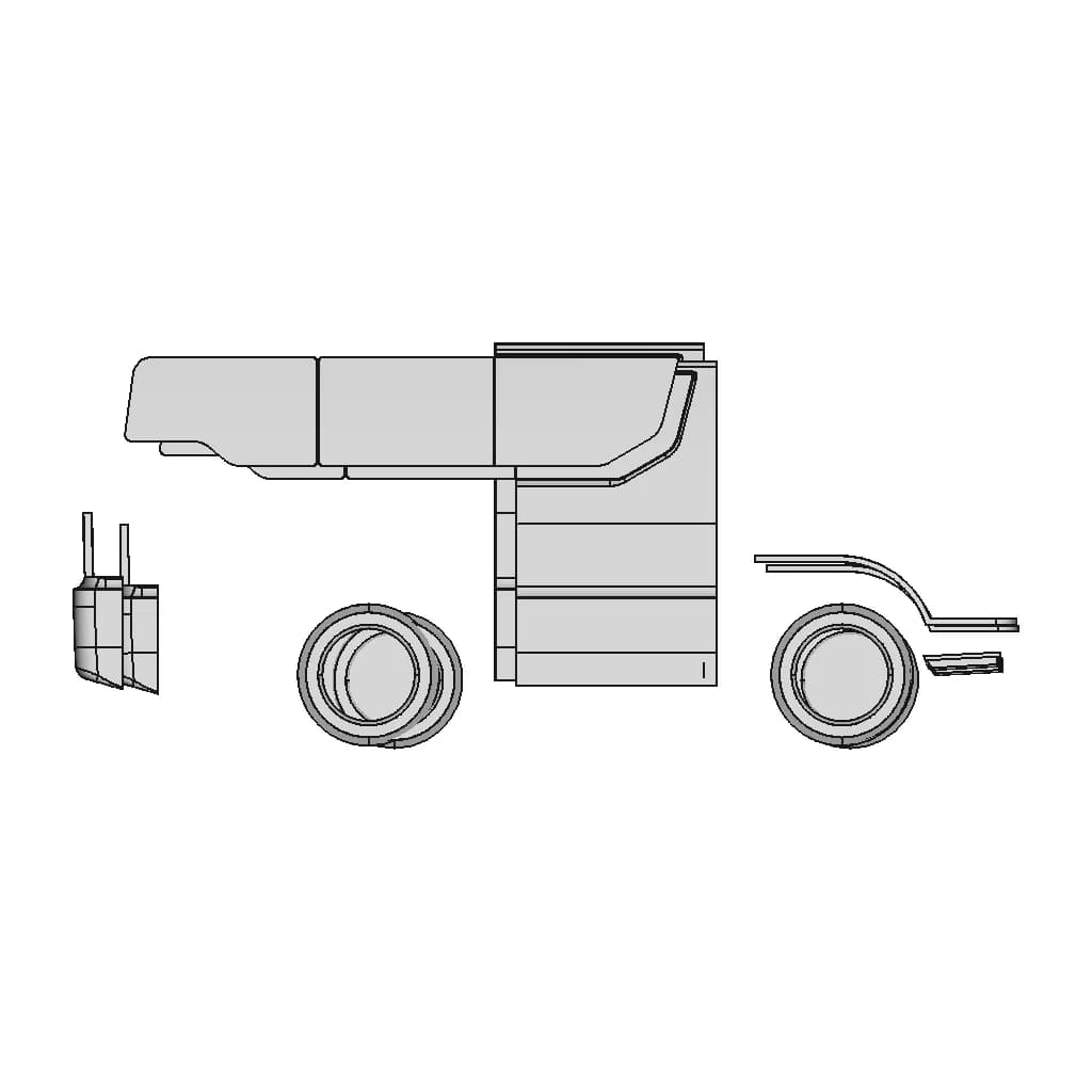 Isuzu Traga / Isuzu Phr - Downloadable CAD Representation_90_0_degree_snapshot