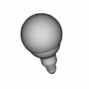 Edison Screw Led Lightbulb | 3D Engineering Design File_60_30_degree_snapshot