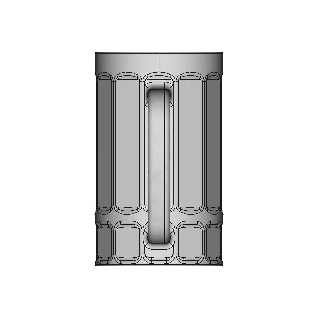 Glass Mug - Downloadable CAD Representation_0_0_degree_snapshot