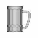 Glass Mug - Downloadable CAD Representation_0_270_degree_snapshot