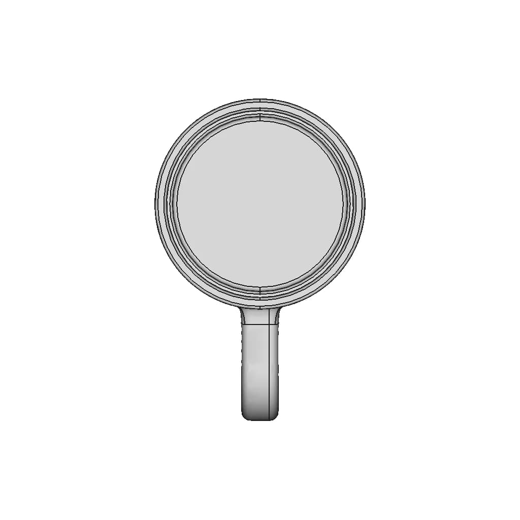 Glass Mug - Downloadable CAD Representation_270_0_degree_snapshot