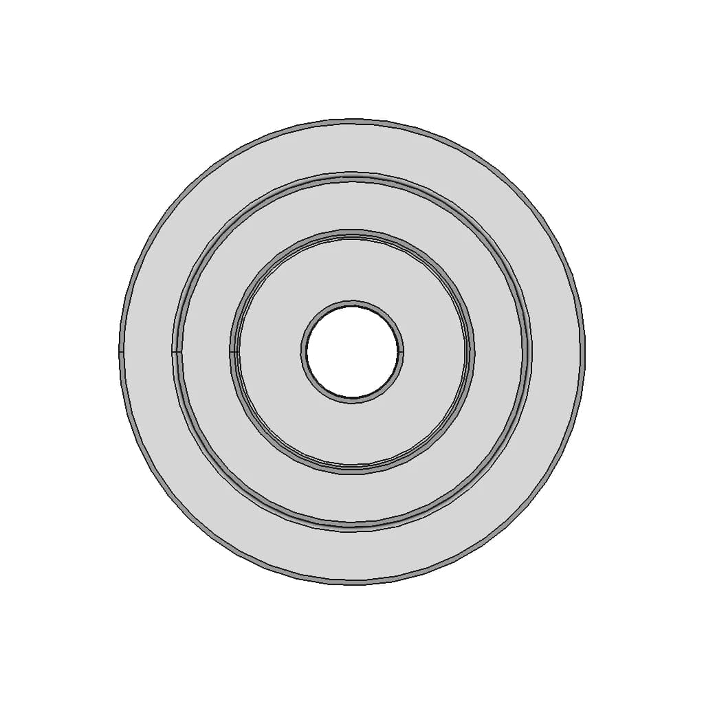 Подушки Крепления Заднего Подрамника И Крепления Редуктора На Toyota Cresta И Toyota Mark - Downloadable CAD Representation_270_0_degree_snapshot