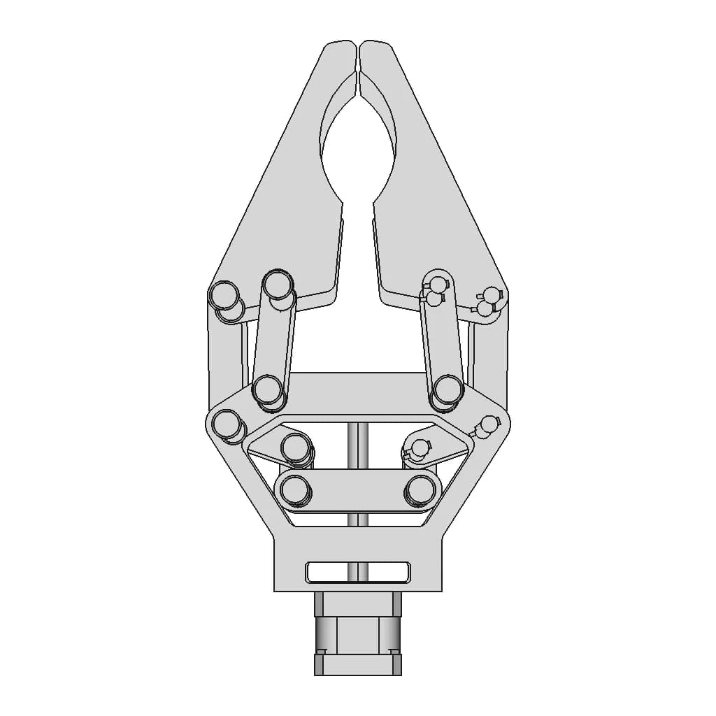 Robot Gripper - Hvataljka Robota - Standard Mechanical Component_0_90_degree_snapshot